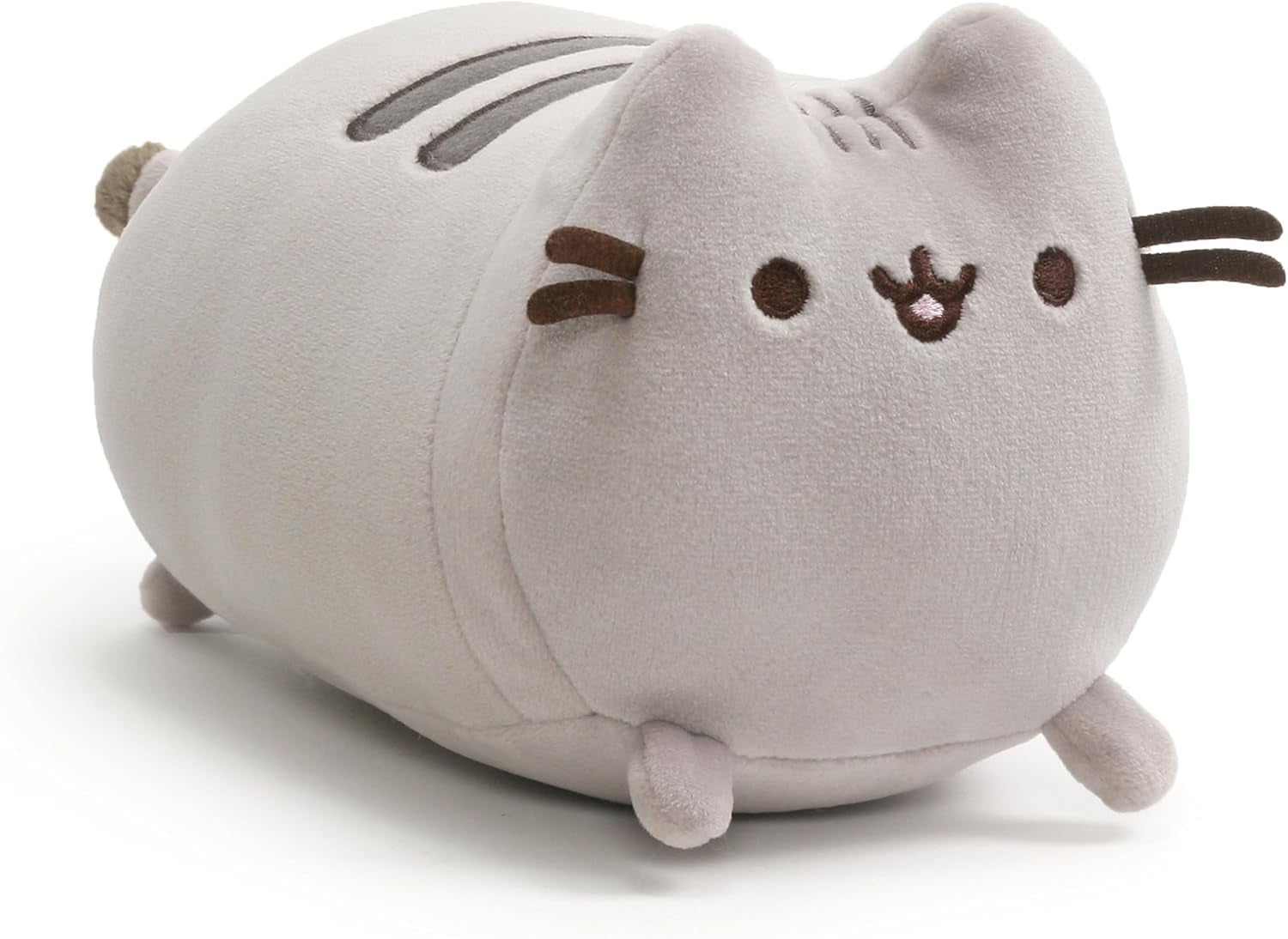 Pusheen the Cat Squisheen Log Plush, Squishy Stuffed Animal,