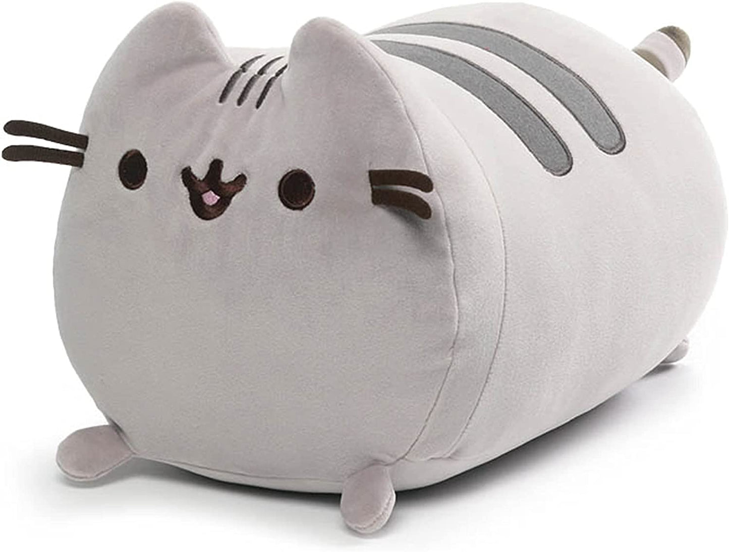 Pusheen the Cat Squisheen Log Plush, Squishy Stuffed Animal,