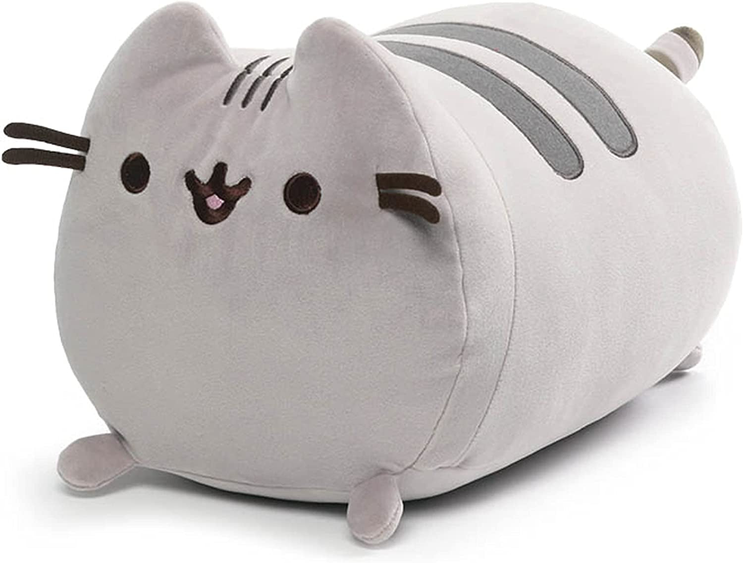Pusheen the Cat Squisheen Log Plush, Squishy Stuffed Animal,